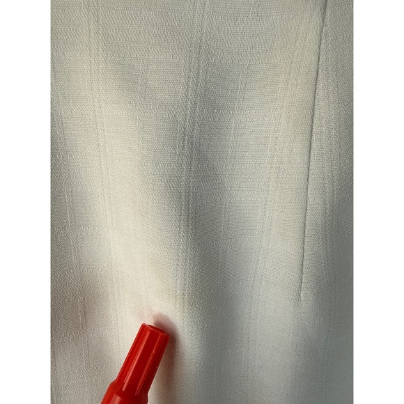 Seven Wonders Off White High Waisted Belted Shorts Lace Trim Pleated Size M US 6 - Picture 2 of 13